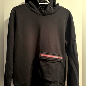 Medium Prada Hoodie - pocket in front